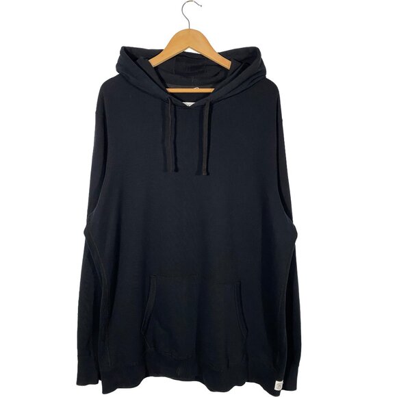 Reigning Champ Lightweight Terry Pullover hoodie black men's size 2XL - Picture 1 of 6